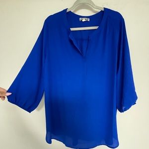 blue blouse